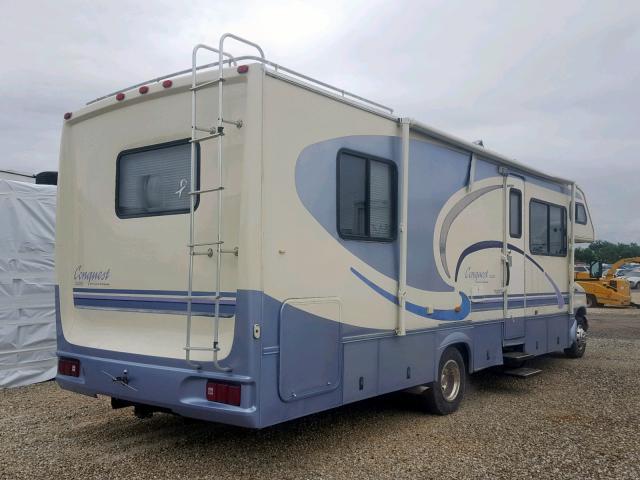 1FDLE40S3VHA22599 - 1997 FORD MOTOR HOME BLUE photo 4