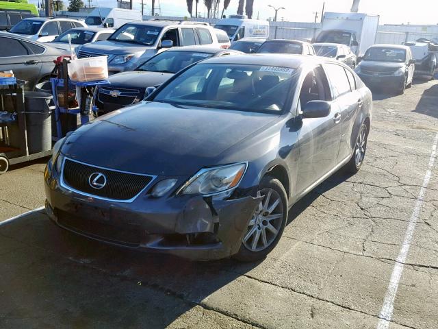 JTHCH96S060016130 - 2006 LEXUS GS 300 GRAY photo 2