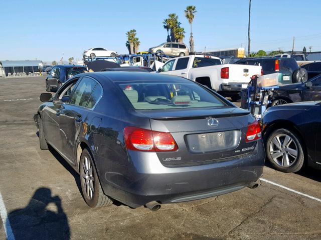 JTHCH96S060016130 - 2006 LEXUS GS 300 GRAY photo 3