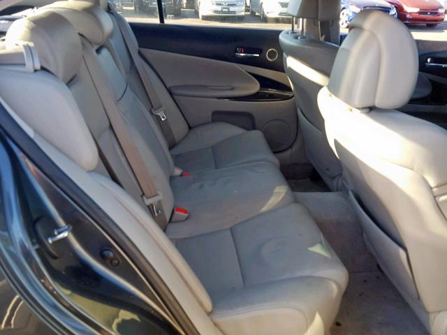 JTHCH96S060016130 - 2006 LEXUS GS 300 GRAY photo 6