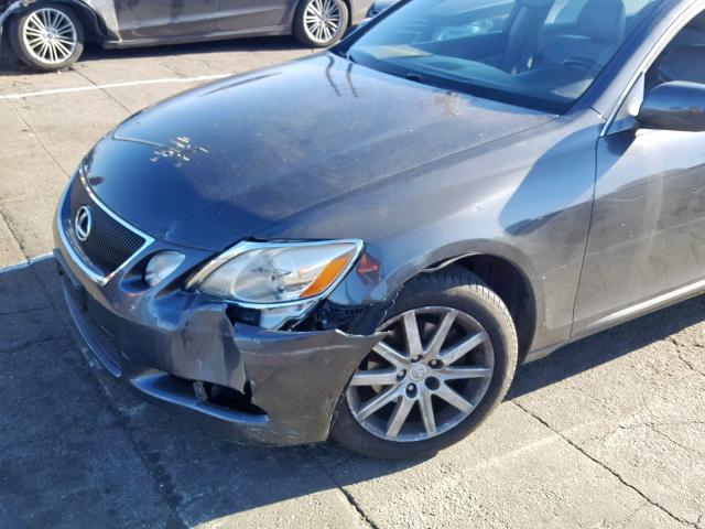 JTHCH96S060016130 - 2006 LEXUS GS 300 GRAY photo 9