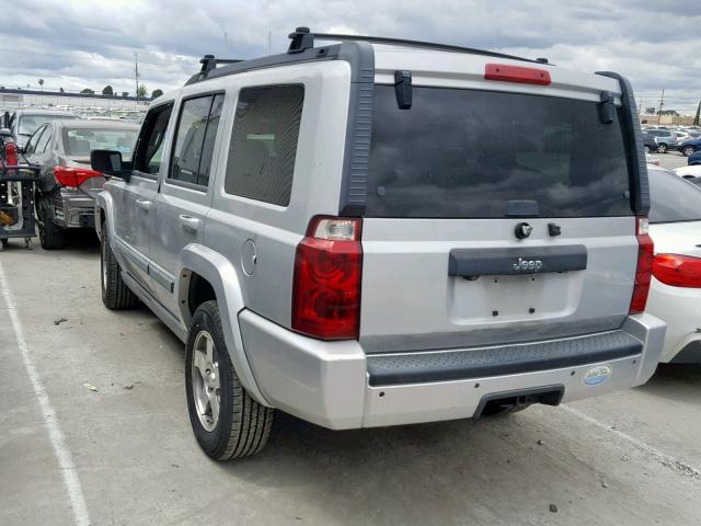 1J8HH48K29C556789 - 2009 JEEP COMMANDER SILVER photo 3