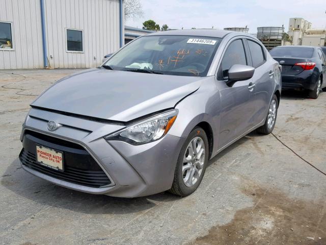 3MYDLBZVXGY105519 - 2016 TOYOTA SCION IA SILVER photo 2