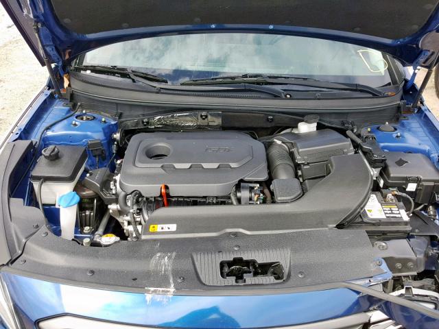 5NPE34AFXGH299369 - 2016 HYUNDAI SONATA SPO BLUE photo 7