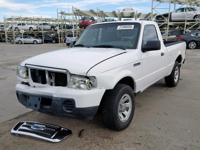 1FTYR10D38PA37077 - 2008 FORD RANGER WHITE photo 2