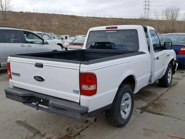 1FTYR10D38PA37077 - 2008 FORD RANGER WHITE photo 4