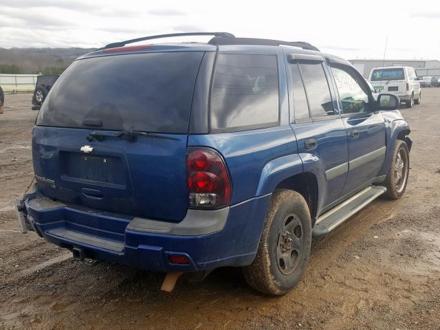 1GNDS13S052191114 - 2005 CHEVROLET TRAILBLAZER LS  photo 4