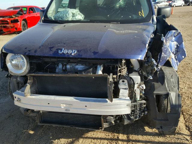 ZACCJAAW9GPC42440 - 2016 JEEP RENEGADE S ლურჯი ფოტო 9