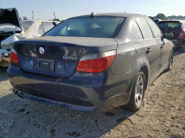 WBANA53564B174122 - 2004 BMW 525 I BLUE photo 4