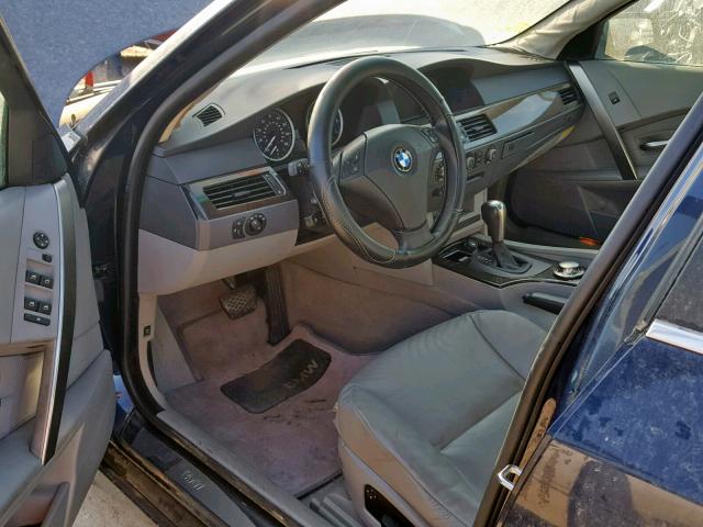 WBANA53564B174122 - 2004 BMW 525 I BLUE photo 9