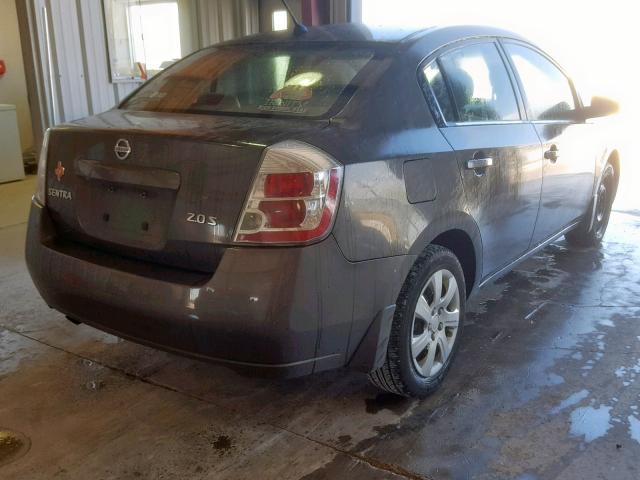 3N1AB61E87L640923 - 2007 NISSAN SENTRA 2.0 GRAY photo 4