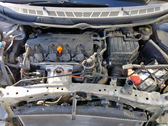 1HGFA16959L016355 - 2009 HONDA CIVIC EXL SILVER photo 7