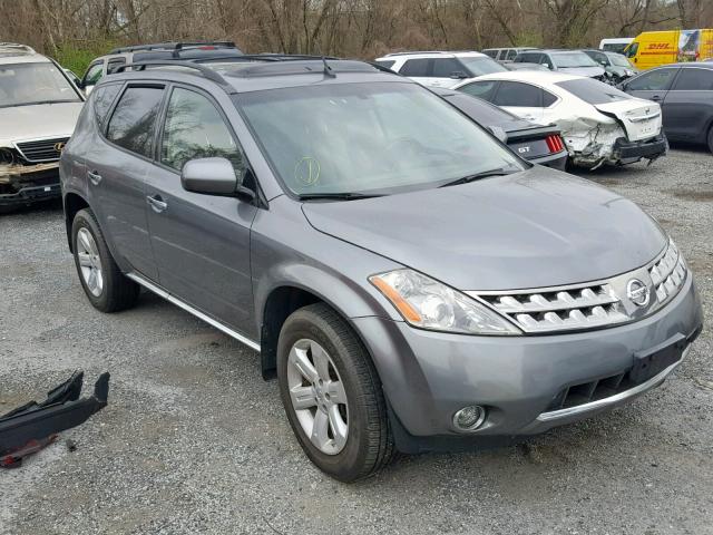 JN8AZ08W16W533486 - 2006 NISSAN MURANO SL GRAY photo 1