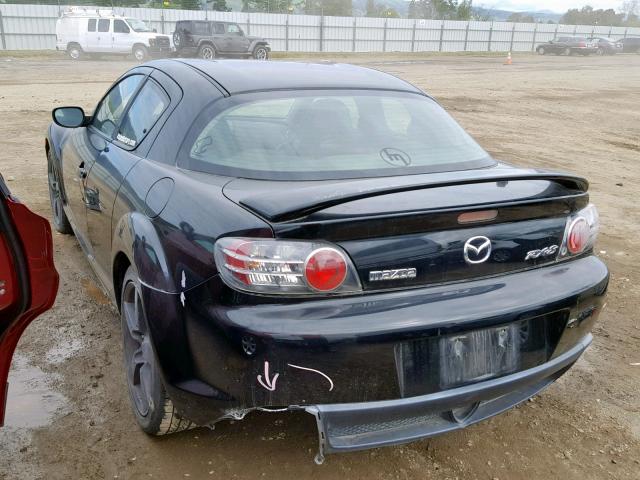 JM1FE173750145304 - 2005 MAZDA RX8 BLACK photo 3