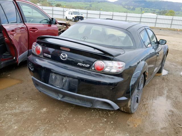 JM1FE173750145304 - 2005 MAZDA RX8 BLACK photo 4