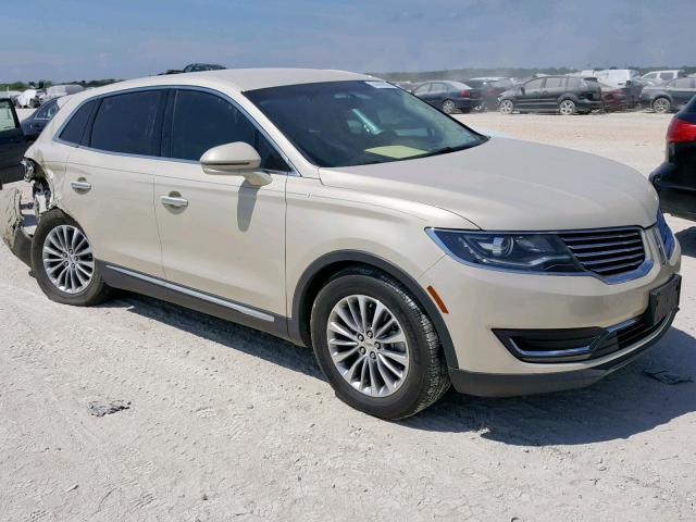 2LMTJ6KPXGBL75183 - 2016 LINCOLN MKX SELECT CREAM photo 1