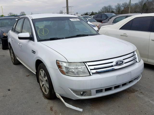 1FAHP24W18G185645 - 2008 FORD TAURUS SEL WHITE photo 1