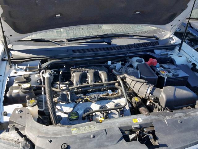 1FAHP24W18G185645 - 2008 FORD TAURUS SEL WHITE photo 7