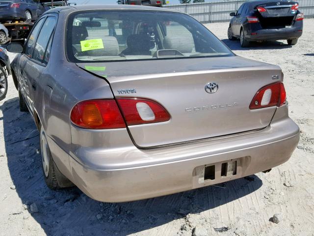 2T1BR12E6XC143287 - 1999 TOYOTA COROLLA VE TAN photo 3