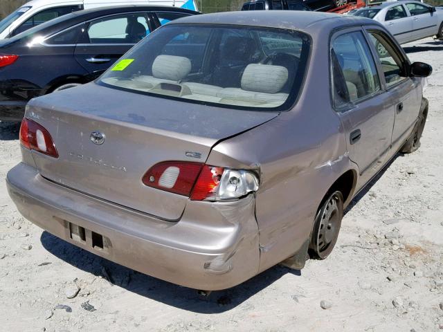 2T1BR12E6XC143287 - 1999 TOYOTA COROLLA VE TAN photo 4