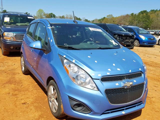 KL8CB6S92EC467330 - 2014 CHEVROLET SPARK LS BLUE photo 1