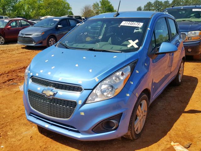 KL8CB6S92EC467330 - 2014 CHEVROLET SPARK LS BLUE photo 2