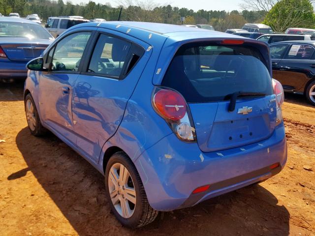 KL8CB6S92EC467330 - 2014 CHEVROLET SPARK LS BLUE photo 3