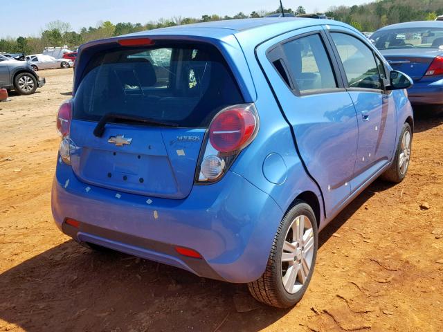 KL8CB6S92EC467330 - 2014 CHEVROLET SPARK LS BLUE photo 4