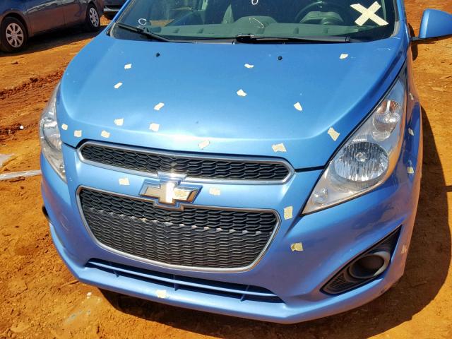 KL8CB6S92EC467330 - 2014 CHEVROLET SPARK LS BLUE photo 9