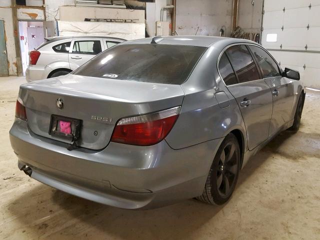 WBANA53515B862465 - 2005 BMW 525 I GRAY photo 4