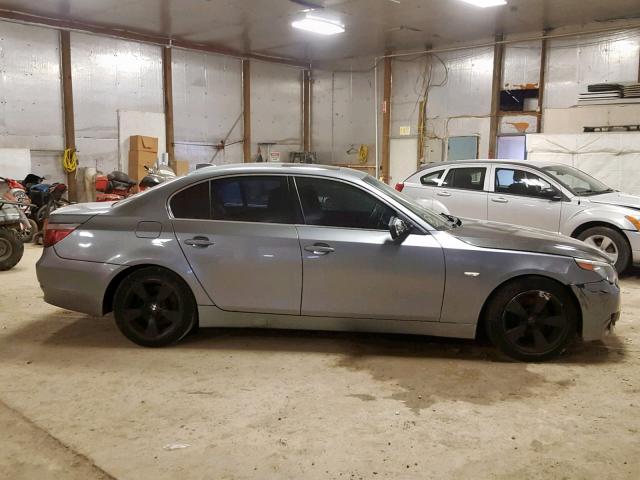 WBANA53515B862465 - 2005 BMW 525 I GRAY photo 9