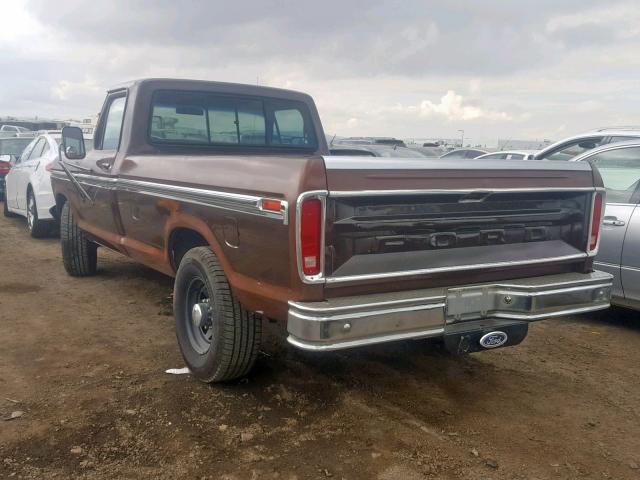 F25JRAG8786 - 1978 FORD F-250 BROWN photo 3