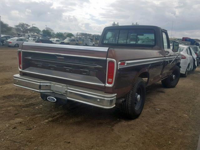 F25JRAG8786 - 1978 FORD F-250 BROWN photo 4