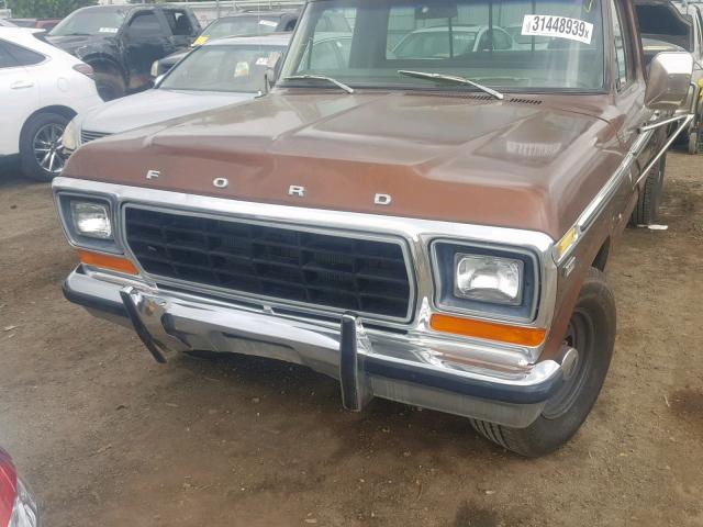 F25JRAG8786 - 1978 FORD F-250 BROWN photo 7