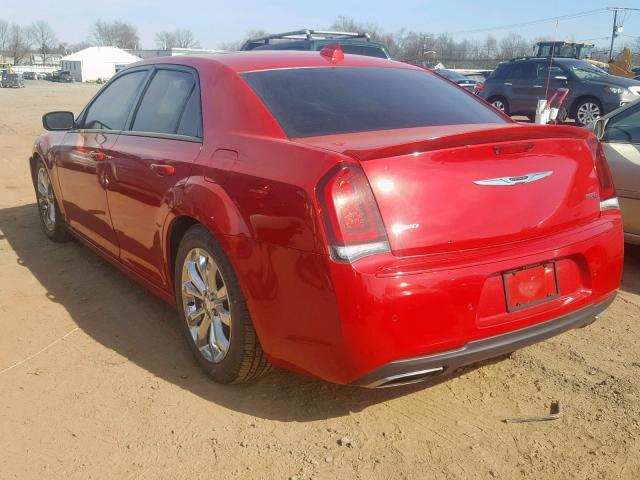 2C3CCAGG6GH147978 - 2016 CHRYSLER 300 S RED photo 3