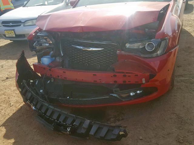 2C3CCAGG6GH147978 - 2016 CHRYSLER 300 S RED photo 9