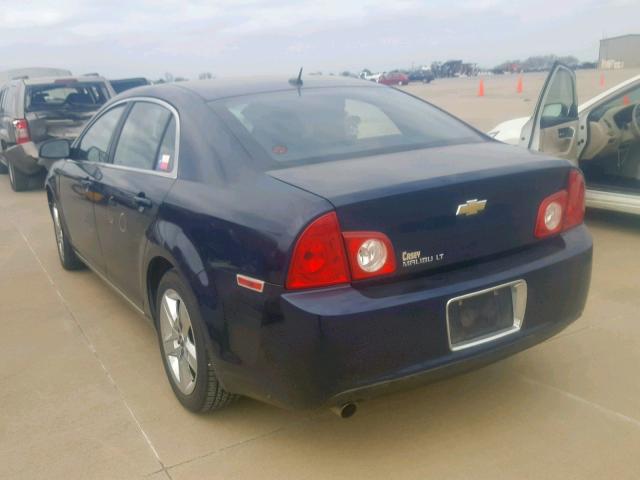 1G1ZC5EB1AF150941 - 2010 CHEVROLET MALIBU 1LT 蓝色 照片 3