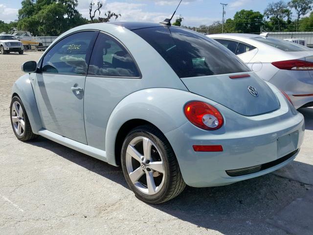 3VWRW3AG0AM025799 - 2010 VOLKSWAGEN NEW BEETLE BLUE photo 3