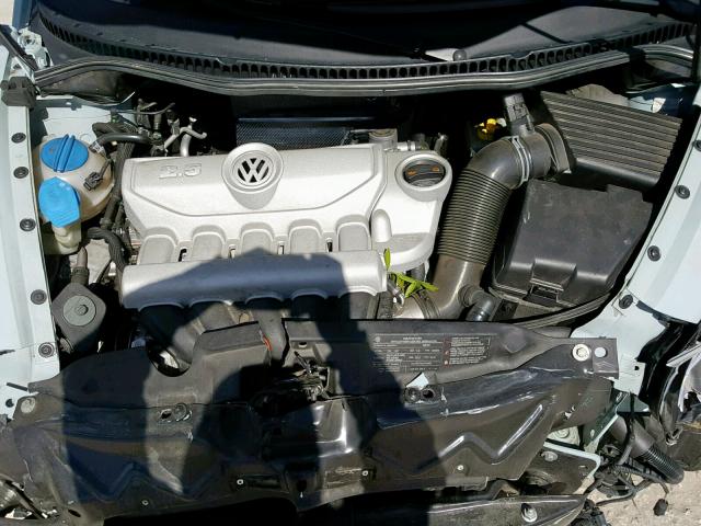 3VWRW3AG0AM025799 - 2010 VOLKSWAGEN NEW BEETLE BLUE photo 7