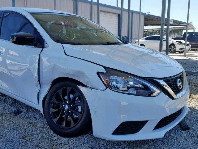 3N1AB7APXJY258586 - 2018 NISSAN SENTRA S WHITE photo 9