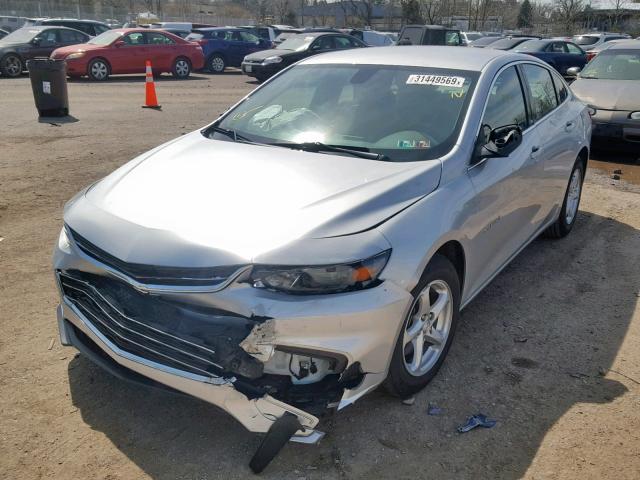 1G1ZB5ST6GF190635 - 2016 CHEVROLET MALIBU LS SILVER photo 2