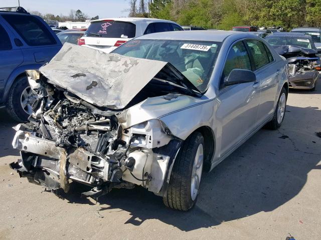 1G1ZB5E16BF165091 - 2011 CHEVROLET MALIBU LS SILVER photo 2