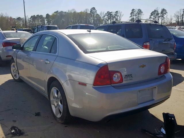 1G1ZB5E16BF165091 - 2011 CHEVROLET MALIBU LS SILVER photo 3