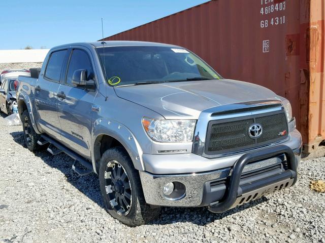 5TFDW5F16DX275530 - 2013 TOYOTA TUNDRA CRE SILVER photo 1