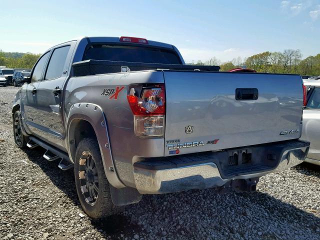 5TFDW5F16DX275530 - 2013 TOYOTA TUNDRA CRE SILVER photo 3