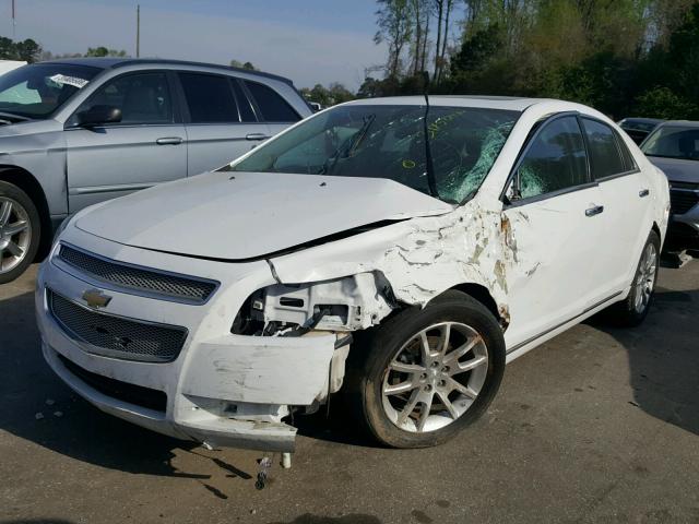 1G1ZG5E78CF261344 - 2012 CHEVROLET MALIBU LTZ WHITE photo 2