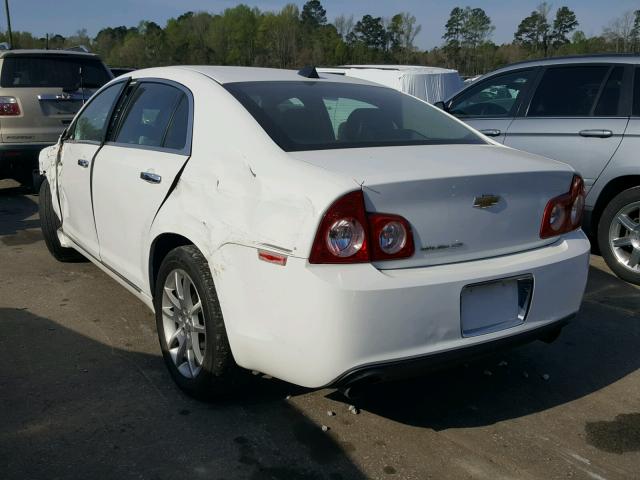 1G1ZG5E78CF261344 - 2012 CHEVROLET MALIBU LTZ WHITE photo 3