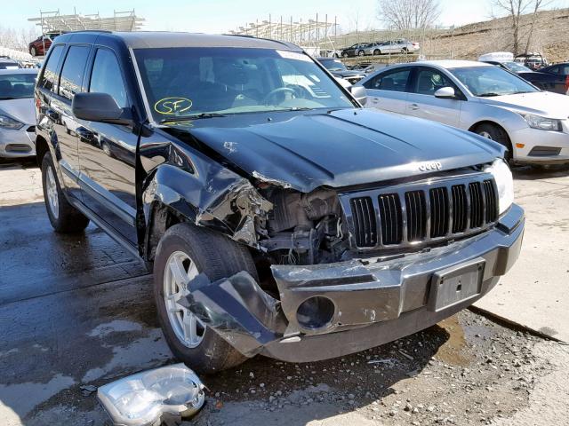 1J8GR48K67C661129 - 2007 JEEP GRAND CHER BLACK photo 1