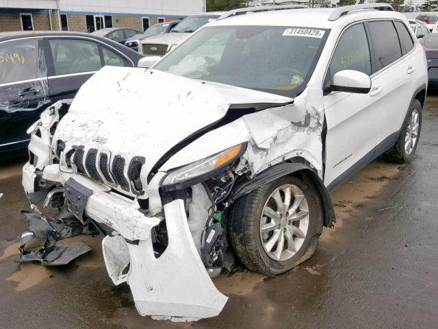 1C4PJMDS6FW662685 - 2015 JEEP CHEROKEE L WHITE photo 2