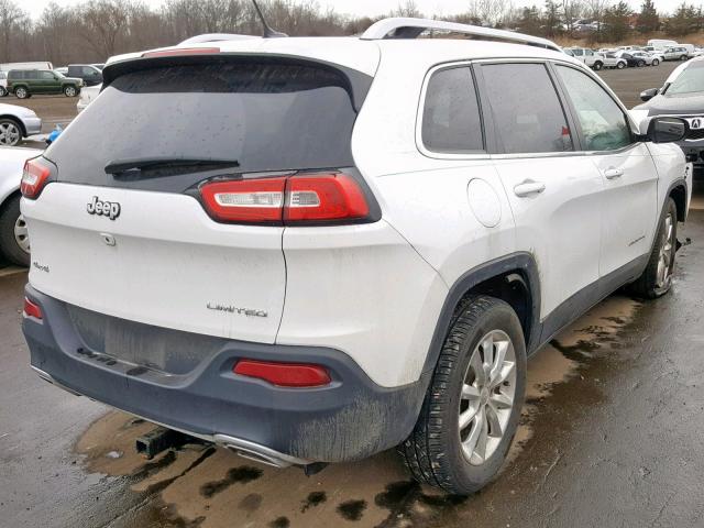 1C4PJMDS6FW662685 - 2015 JEEP CHEROKEE L WHITE photo 4